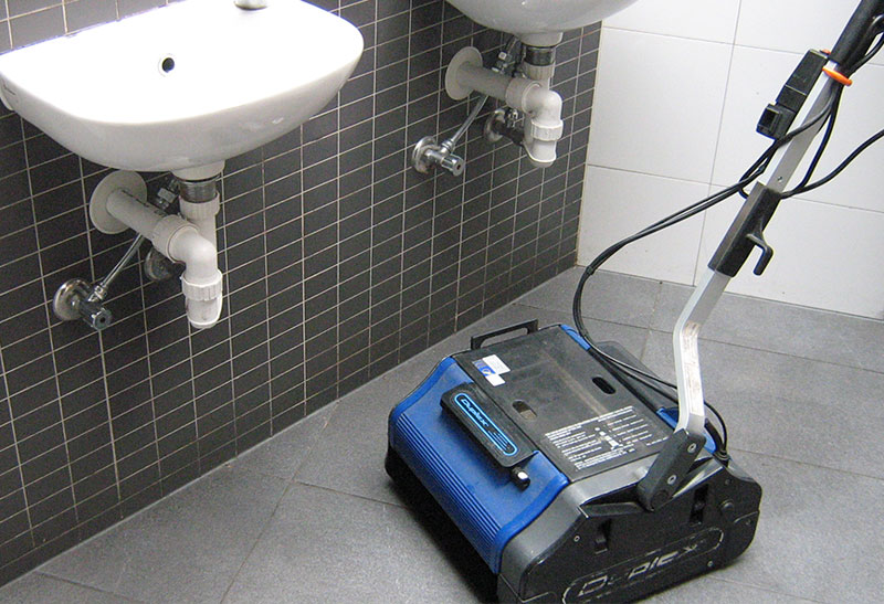 Bathroom tiles flooring cleaning